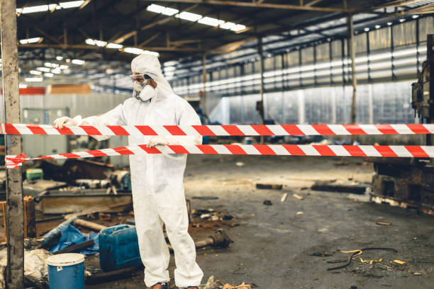 Professional Biohazard technician working in Kenvil, NJ